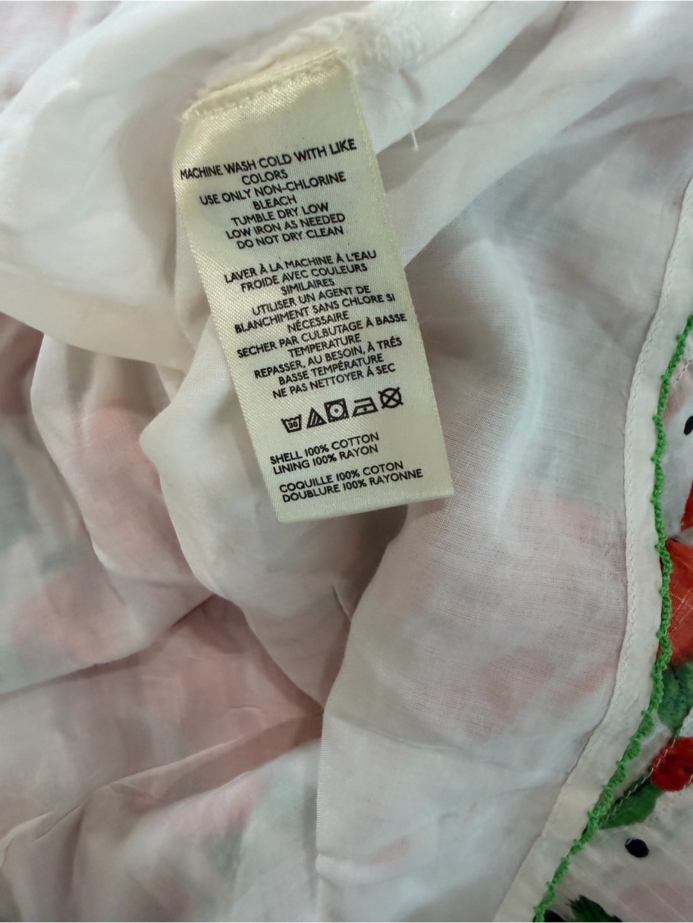 Maeve Anthropologie Floral Smocked Dress M Cottagecore Prairie Romantic NWT - Picture 10 of 10